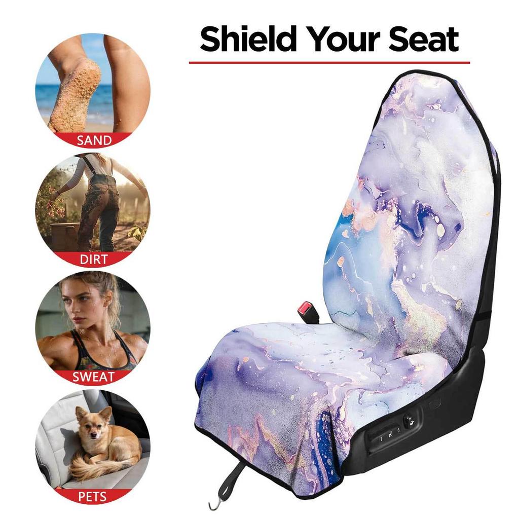 Universal Gym Car Seat Towel Cover - All-Season Front Seat Protector for Workout