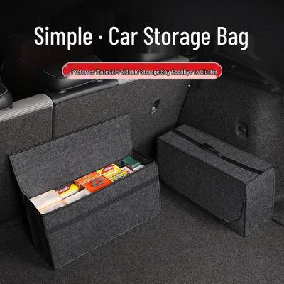 Filz Faltbare Auto Kofferraum Aufbewahrungs Organizer Box