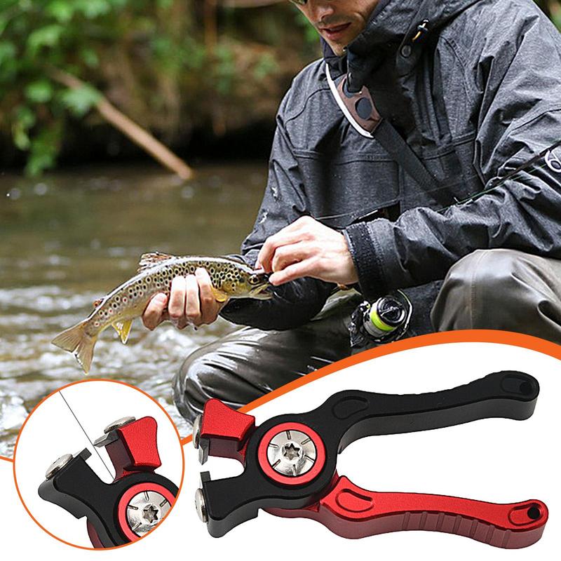 Fishing Wire Shear Mini Fishing Equipment Portable Scissor Fishing Gear Non-Slip Handle Multifunctional Tool For Hiking Outdoor