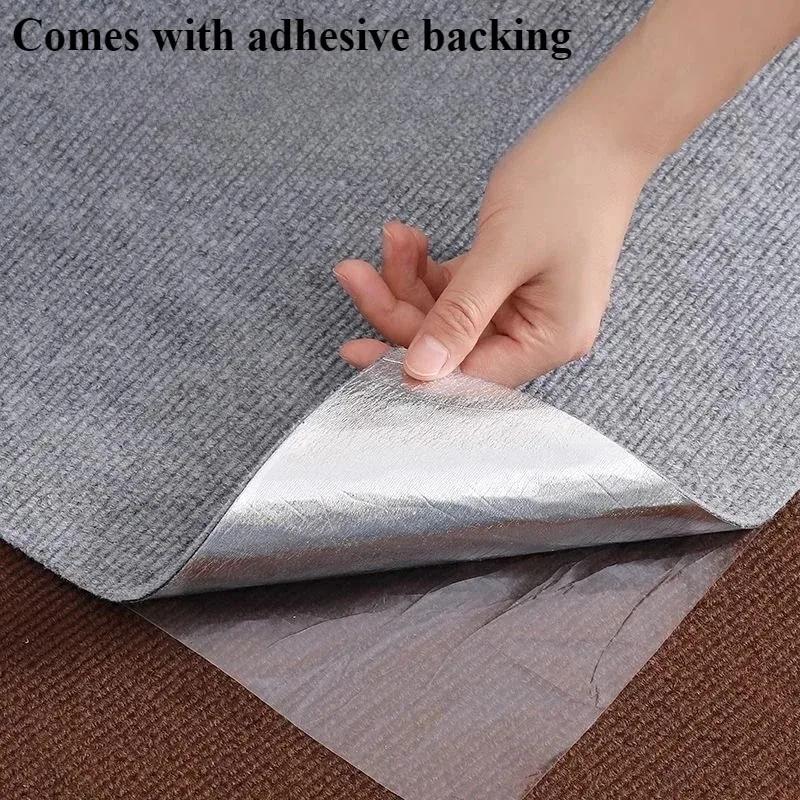 10pcs 30X30cm Self adhesive anti slip splicing carpet bedroom mat living room household wall sticker