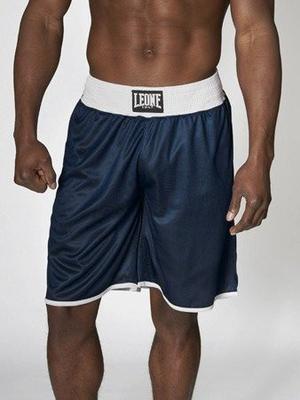 Leone Reversible Boxing Shorts Blue/Red L