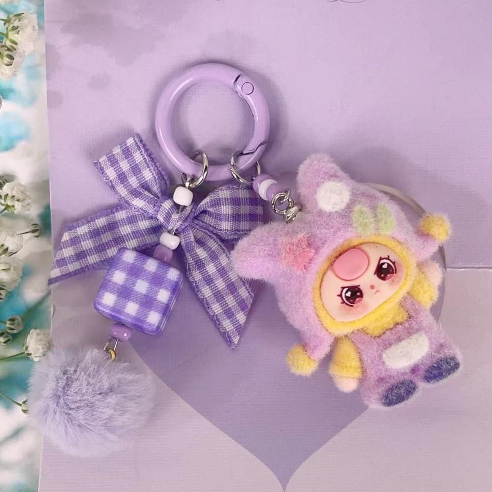 Dopamine Cold Hat Baby Cartoon Keychain With Plastic Material For Gift And Party Decor