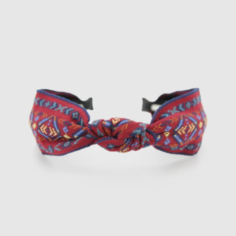 

LALA Богемная импортная повязка для волос - Винный FREE