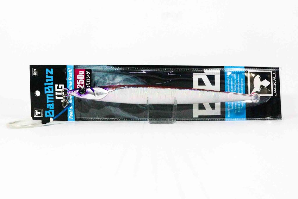 Jackall Metal Jig Bambluz Semi Long 250 Grams Pink Back Magma (3900)