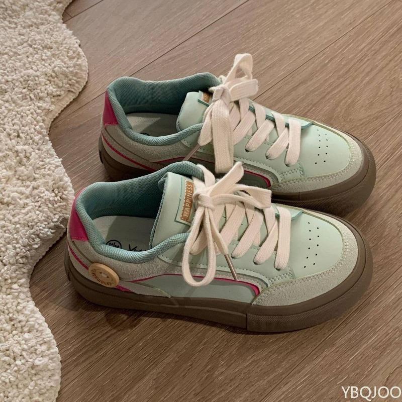 

Женские кеды в весенне-осеннем стиле простые, удобные, нескользящие, износостойкие, подходят для повседневной носки. 35 мятный зеленый