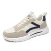 Herren Jogging Sportschuhe Streetstyle Khaki Laufschuhe Mesh Retro Grau Übergröße Skateboardschuhe