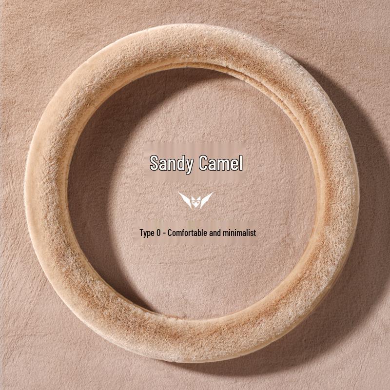 Winter Plush Universal Heated Steering Wheel Cover - Fashionable, Warm, Protective Car Interior Accessory