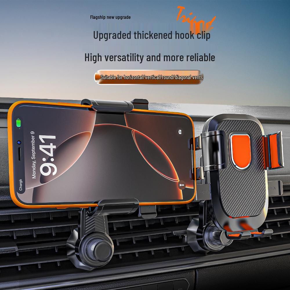 Universal Car Phone Holder: Air Vent Mount for Horizontal Screens