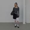 LCDC™ Double Layer Knit Skirt (Navy)