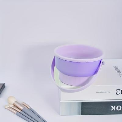 3-In-1 Silicone Makeup Brush Cleaning Bowl, Makeup Brush Drying Rack, Beauty Egg Cleaner, Multiple Textures, Deep Cleaning