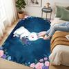 Floral Bunny Living Room Nonslip Area Rug Soft Carpet For Bedroom Game Playroom Sofa Office Home Decor Doormat Christmas Gift C929279