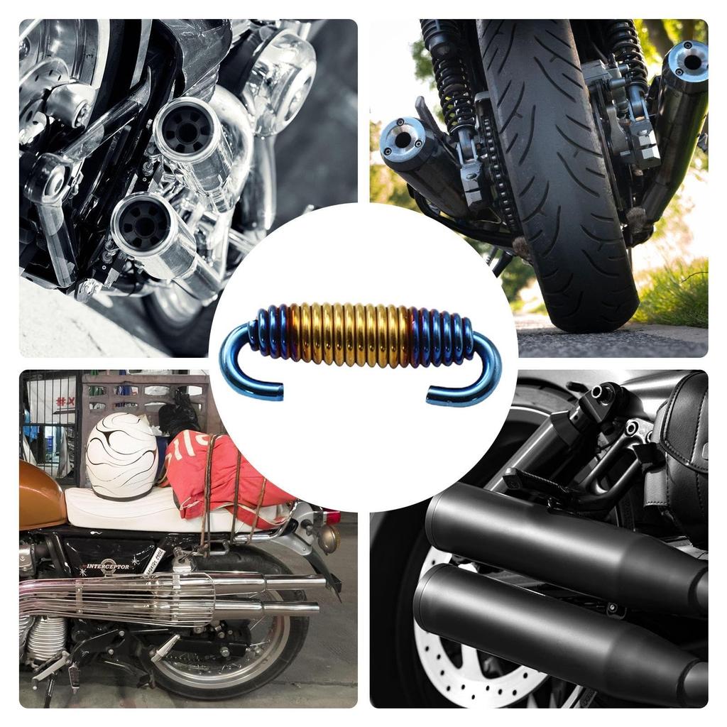 Motorcycle Exhaust Spring | Muffler Exhaust Pipe Spring Stainless Steel | Motorcycle Modification Accessories