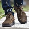 High Quality Men's Handmade Leather Casual Shoes Comfortable Sneakers