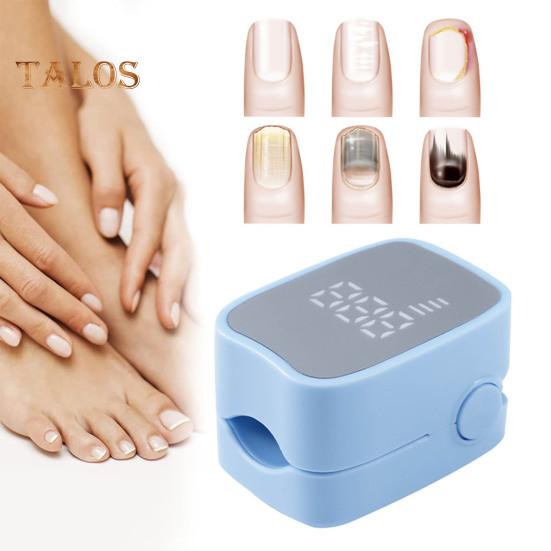 Nail Fungus Treatment LED Device 460nm Blue Light USB Charge Onychomycosis Cleaner for Nail Health Restoration And Pain Relief Blue Light Nail Therapy