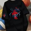 2026 New Marvel SpiderUnisex Tshirt Pure Cotton Doublesided Printed Summer Casual Top