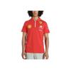 Puma Letter Print Ferrari Pattern Design Casual Short Sleeve Polo Shirt Men Polo Shirts Scarlet 763602-01