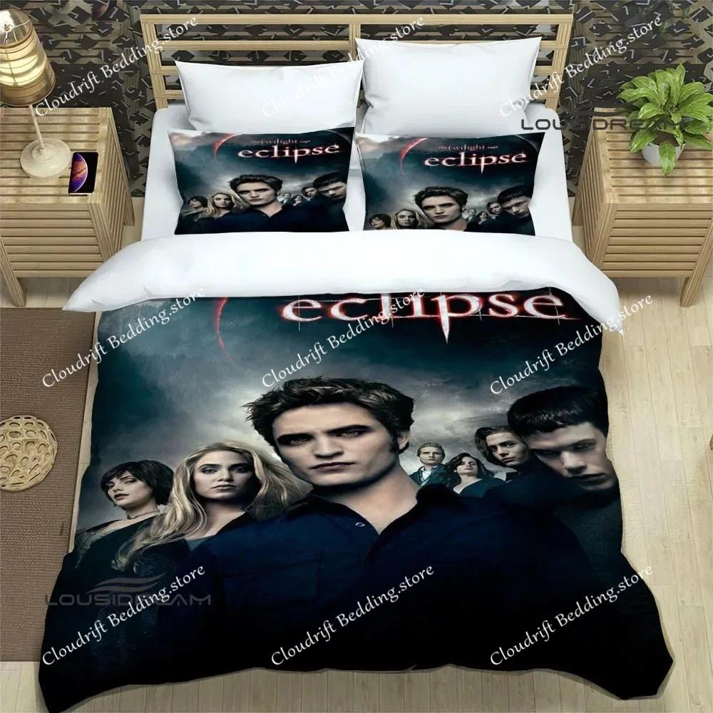 Die Twilight Saga Bedruckte Bettwäsche-Sets Exquisites Bettwaren-Set Bettbezug Bettdecke Bettwäsche-Set Luxuriöses Geburtstagsgeschenk