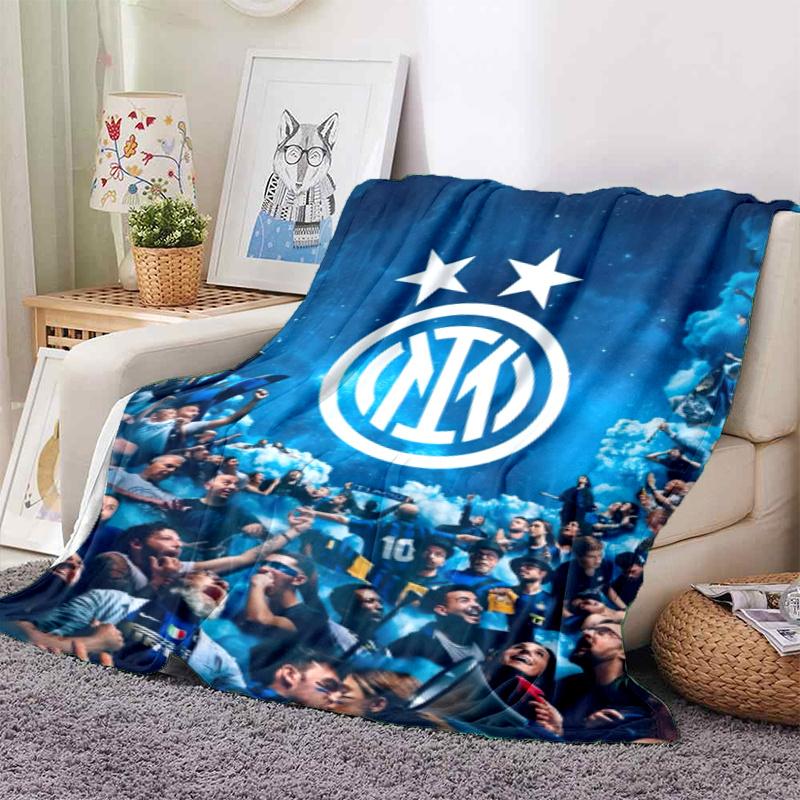 Famous F.C. Internazionale Milano football player Lautaro Martínez blanket Soft four season home bed office travel outdoor warm blanket L12