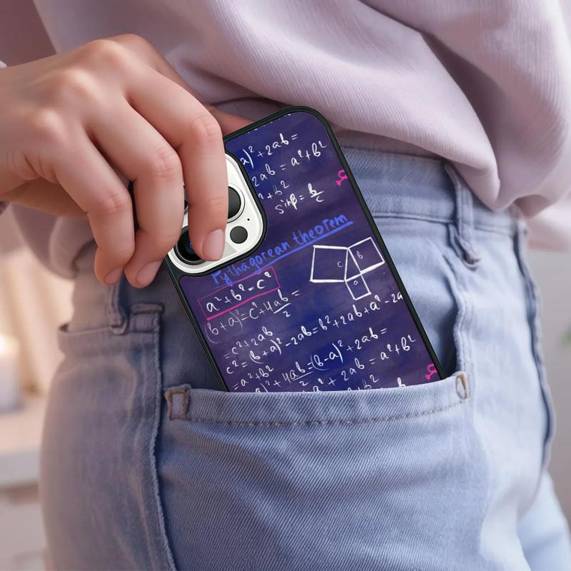 Symbol Math Science Physics Formulas Phone Case For iPhone 17 Air 15 16e 14 13 Pro Max Coque 12 11 Pro Max PLUS cover