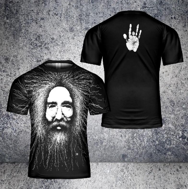 Vintage 1993 Jerry Garcia Big Face Black AOP 3D T-Shirt
