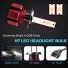 LED Headlight Kit H7 White 6000K Low Beam Bulbs For HYUNDAI Sonata 2011-2014