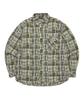 PENFIELD Washed Madras Crew Shirt Light Khaki_Fr3Wr58U