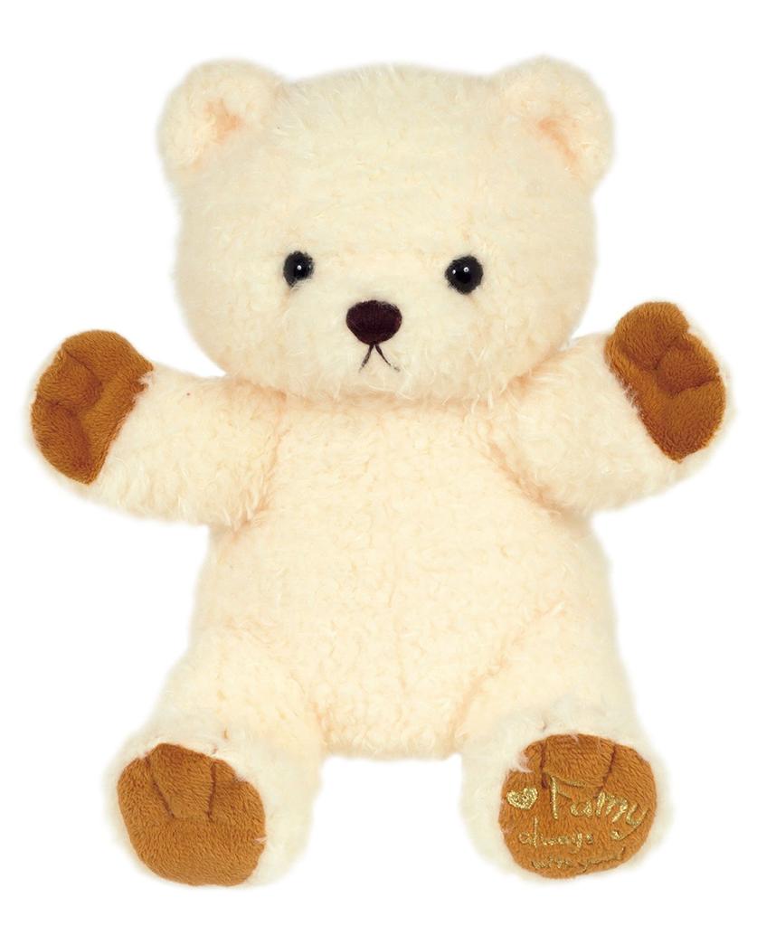 Little Bear Famii Hand Puppet, Sitting Height 20cm, Ivory
