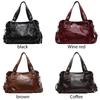 Womens PU Leather Tote Bag Large Capacity Shoulder Bag Messenger Bag Top Handlebag Hobo Bags for Travel