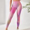 2024 Gradienten Yoga Sport Fitness Leggings Mujer Gym Frauen Hüfte Heben Hosen Eng Anliegende Hohe Taille Nahtlose Kleidung 30686