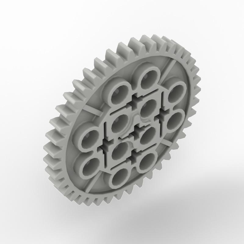 

10PCS Technology Building Block Spare Parts 3649 Quality Compatible 40 Tooth Mechanical Gears