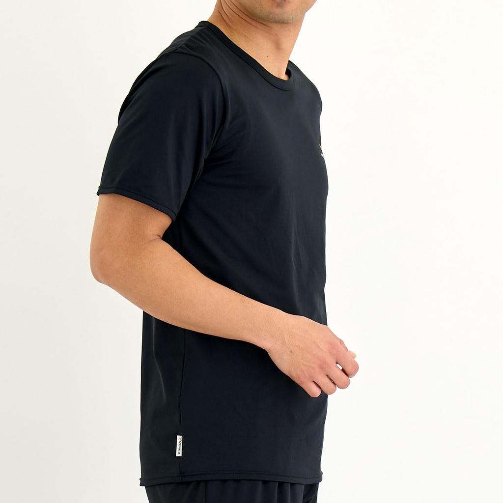 VENEX Refresh Recovery 67050304 T-Shirt, Men's, Black, Medium,