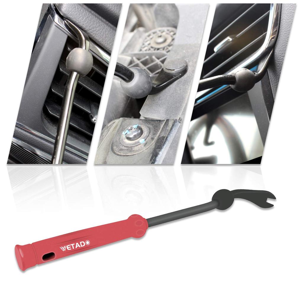 Wetado Interior Peel Off Interior Peel Off Set, Panel Removal, Clip Clamp Tool, Peel