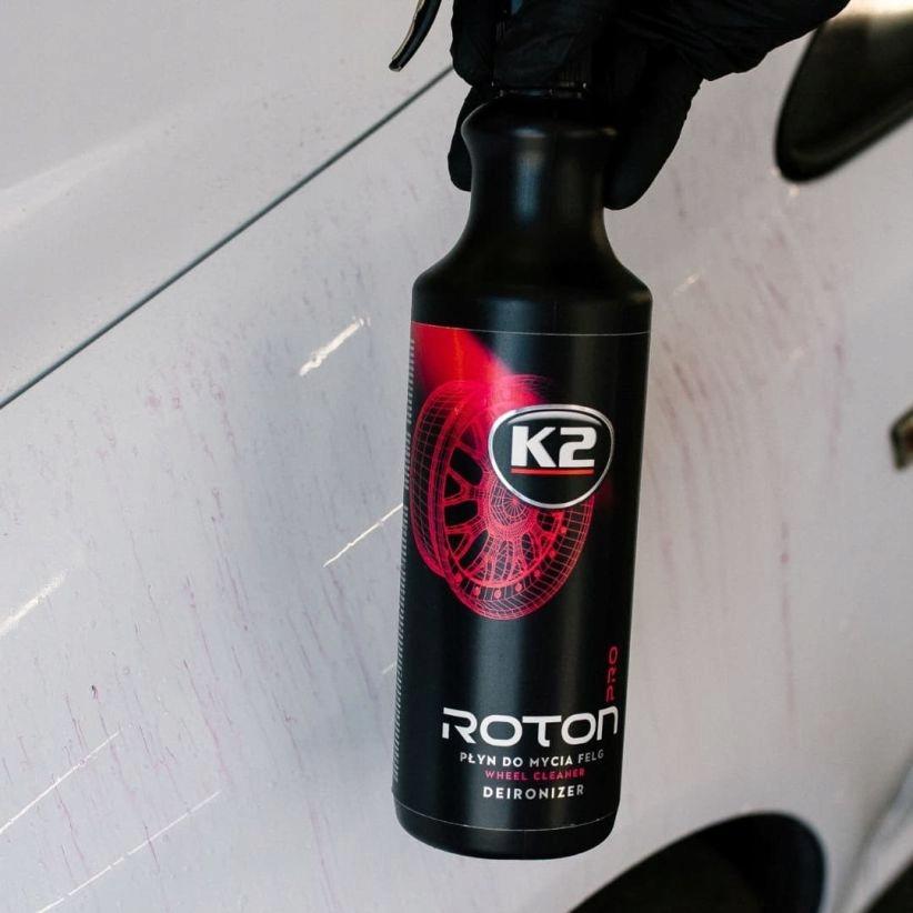 Wheel Cleaner for Aluminum Rims K2 Roton Pro 1l Red Rim