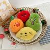 Entzückende Frucht-Schlüsselanhänger Plüschtiere Puppen Hochzeitskonfetti Mädchen-Taschenanhänger Schultaschen Weiche Kuscheltiere Für Alle Altersgruppen