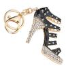 Rhinestone Keychain High Heeled Shoe Shape Cute Jewelry Bag Purse Pendant Accessories