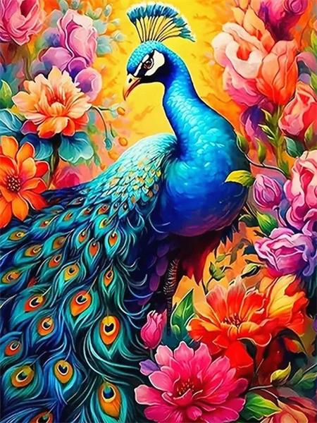 

Полный квадратный круглый набор для алмазной живописи собака павлин вышивка мозаика кошка цветок домашний декор ручной работы Full Round 20x30CM