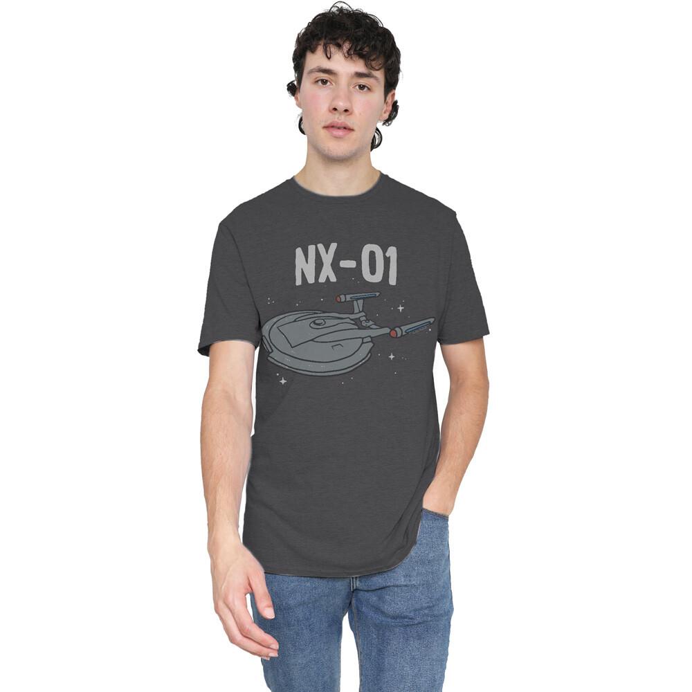 Star Trek The Og Nx Class T-Shirt S-3XL Charcoal L