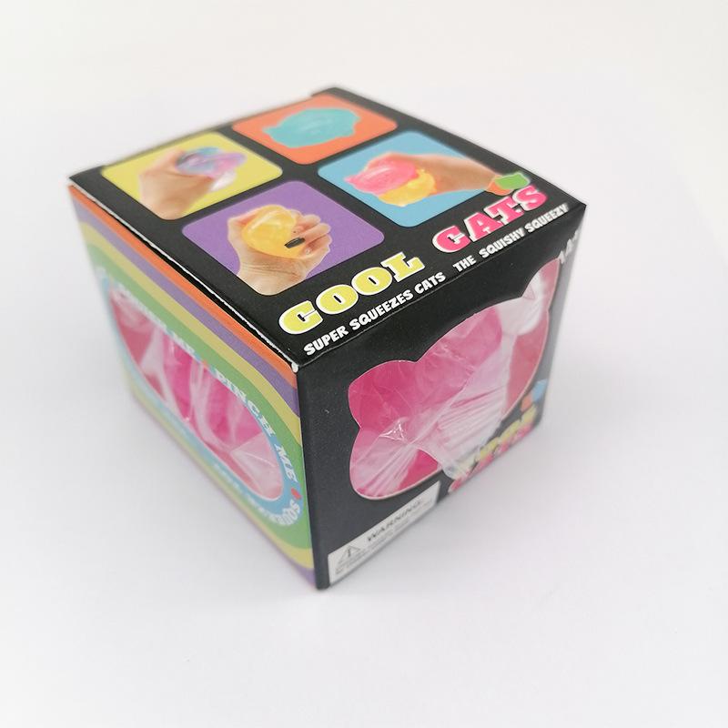 Süße Katze Squishy Slow Rise Knetspielzeug Sensorisches Anti-Stress-Spielzeug für Erwachsene Angstlinderung Geschenk