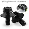 20x Car Screws Body Bolts M6 -1.0 x 16mm long. 10mm hex. 17mm Washer Metal Universal For Auto Truck Retainer Fastener Rivet Bolt
