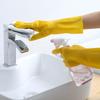 Durable Waterproof Latex Rubber Kitchen Gloves - Wear-Resistant for Dishwashing and Cleaning