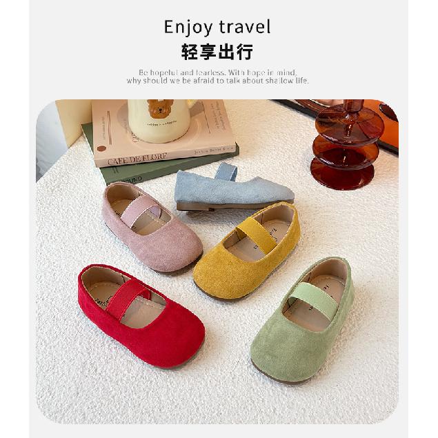 Cute Candy-Colored Summer Flats for Girls2026Children's Solid Color Dance Performance Shoes, Small Leather Shoes for Toddlers, Young and Older