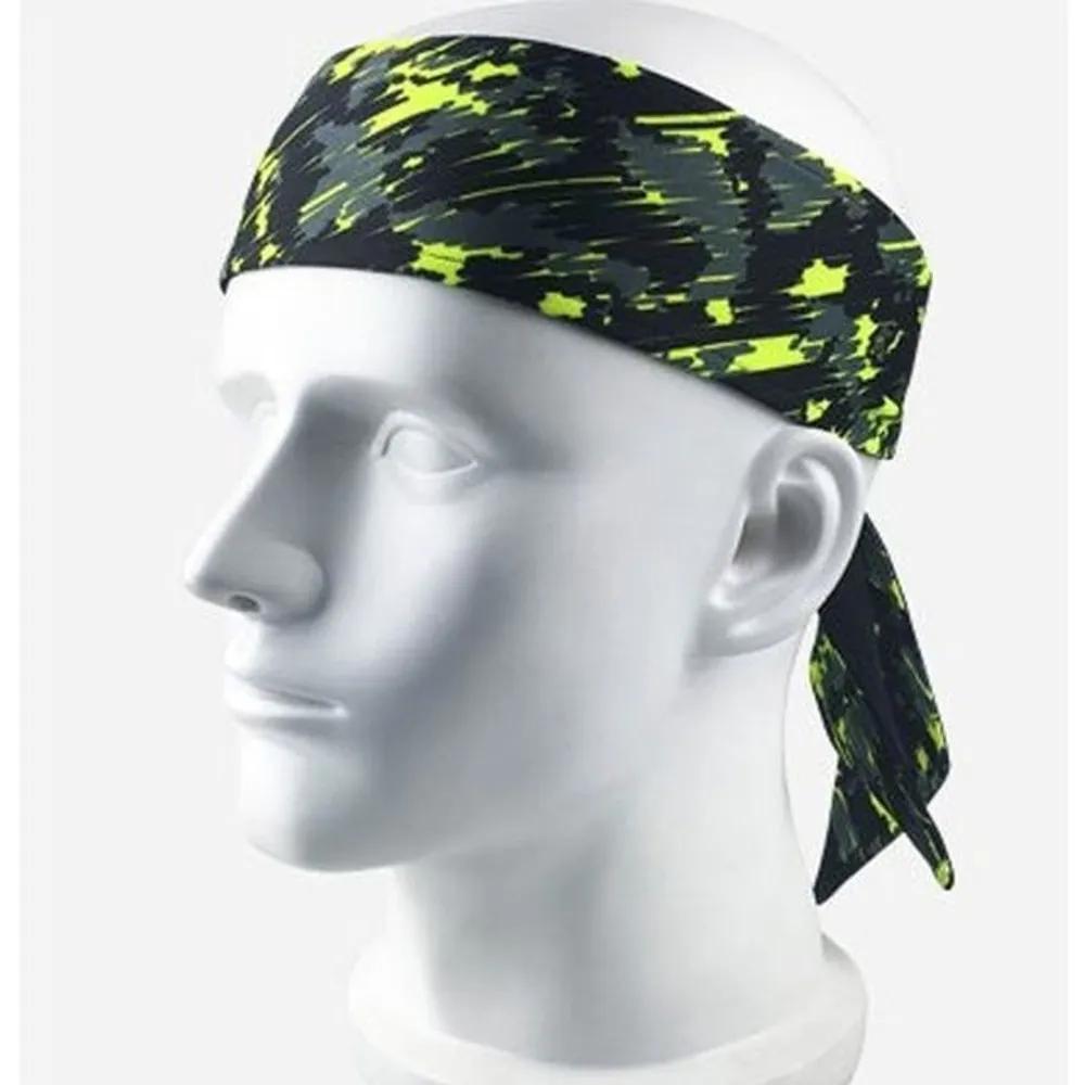 Outdoor exercise anti-sweat headband headband hairband green