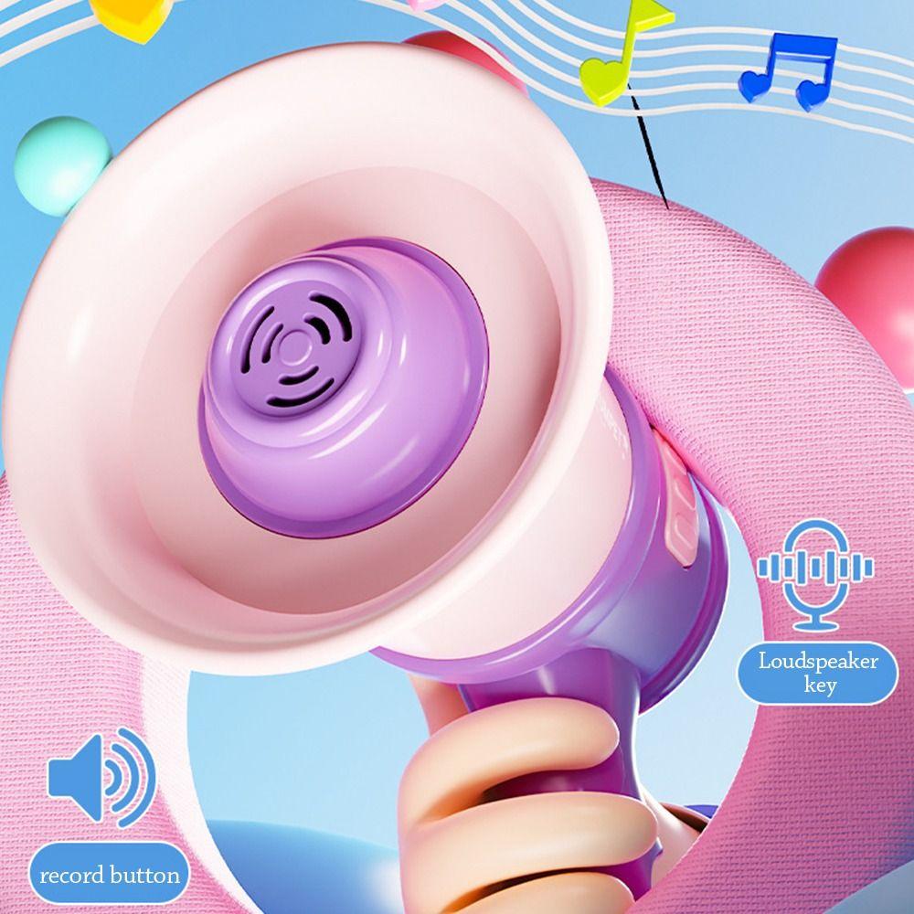 Cu Lanț de Chei Megafon pentru Copii Portabil Înregistrare Breloc Difuzor Exterior Amuzant