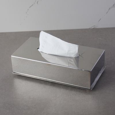Luxury Tissue Box Stainless Steel Paper Box American Style  Living Room Coffee Table Paper Box Decorative Tissue Storage