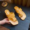 Fashion 2025 Summer Flip Flops Women Clip Toe Flat Sandals Beach Slides Female Outside Thong Sandalias Mujer Slipper Shoes Ladies Jandal
