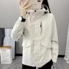 Women's Outdoor Hooded Waterproof Windbreaker Jacket