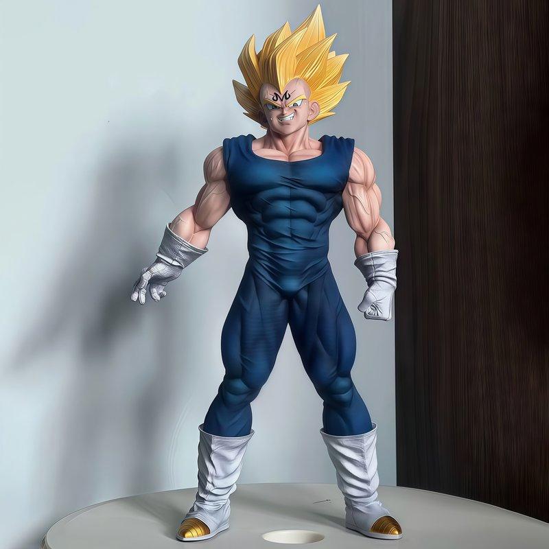 Sg Majin Vegeta Dragon Ball Super Saiyan Anime Collectible Action Figure Statue Desktop Decor Toys Ornament Gift For Anime Fans