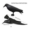 Crow Statues Crow Figure Crow Bird Figures Stand Flying Halloween Bird Decors