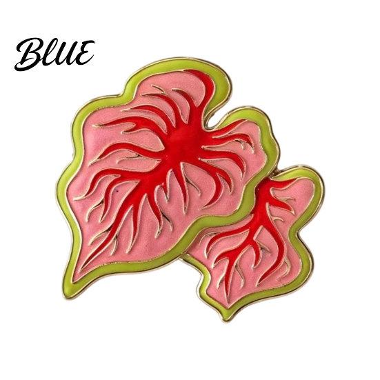 Botanical Leaf Brooch Alloy Brooch Enamel Design Lapel Pin Plant