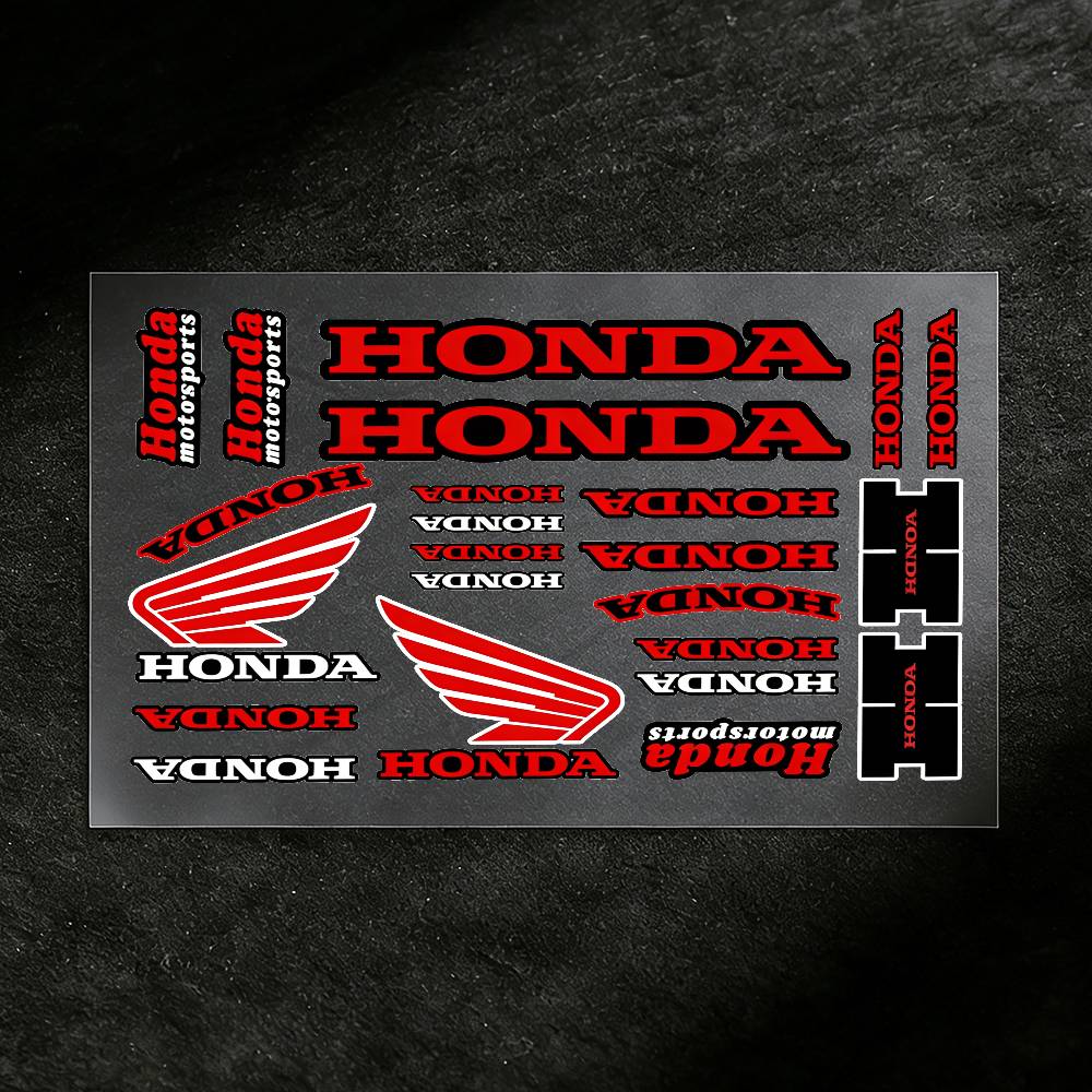 CPR1 For HONDA Stickers Moto Sticker Auto Body Bumper Windows Motorcycle Laptop Walls Vinyl Decal Car Tuning Accessories 20x30cm